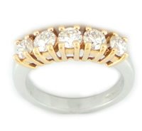 Ring Woman in Gold Diamante 1820-ART-14